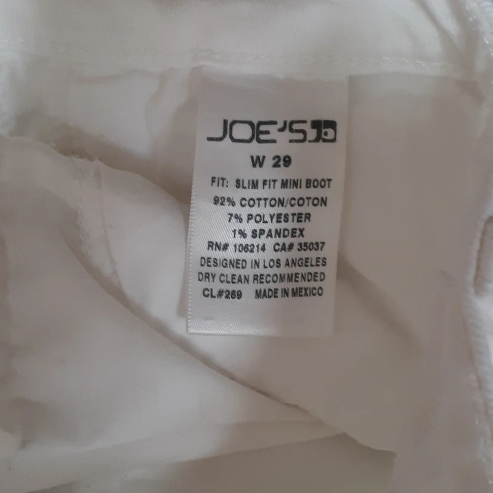 Joe's jeans slim fit mini boot size 29